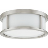 Ceiling Light - 13&quot; Round - 2
Lamp E26 Base - Brushed Nickel